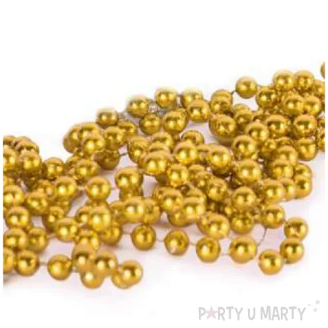 lancuch choinkowy korale zlote arpex 8 mm 2 7 m