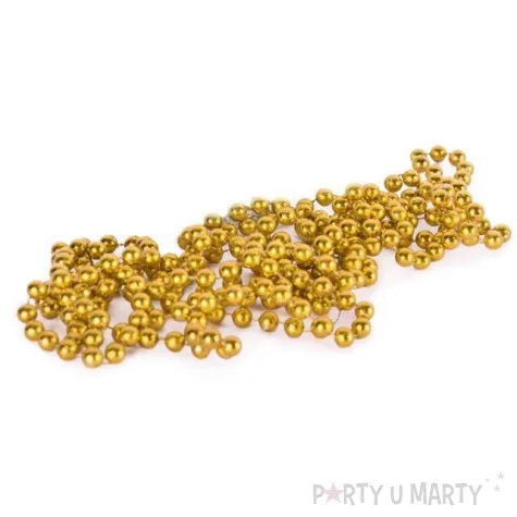 lancuch choinkowy korale zlote arpex 8 mm 2 7 m