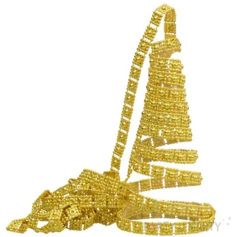 lancuch choinkowy zloty pasek arpex 270 cm