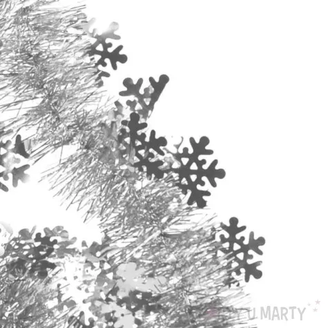 lancuch sniezynki srebrny arpex 200 cm