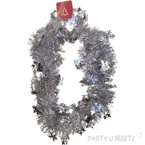 lancuch sniezynki srebrny arpex 200 cm