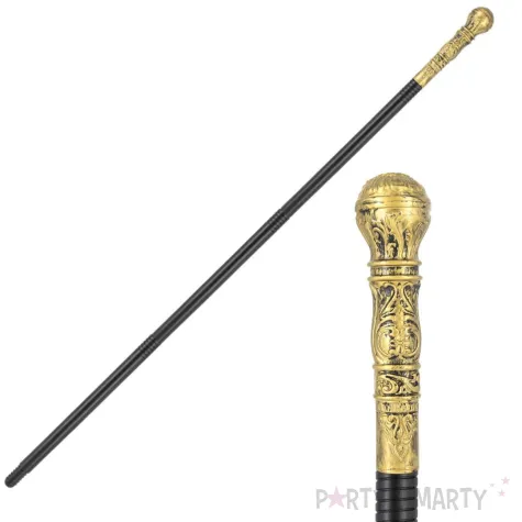 laska krola wampira gentlemana dodatek do storoju zlota z ornamentami