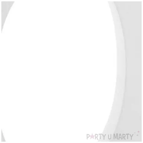 litera drewniana q biala partydeco