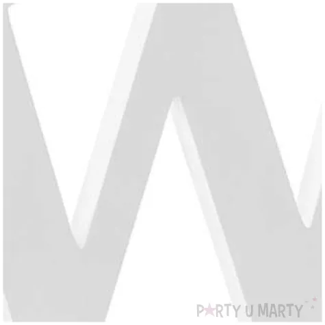 litera drewniana w biala partydeco