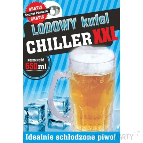 lodowy kufel chiller xxl 650ml classic gadgetmaster