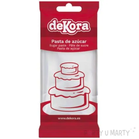 lukier plastyczny masa cukrowa biala dekora 250 g