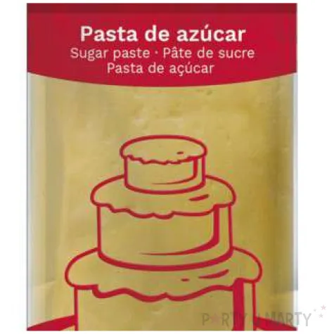 lukier plastyczny masa cukrowa zolta dekora 250 g