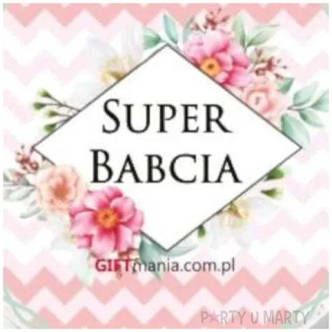 lusterko kieszonkowe super babcia giftmania