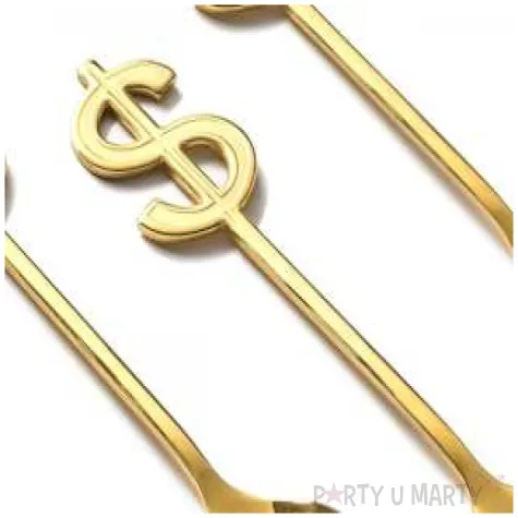 lyzeczki zloty dolar gadgetmaster 3 szt