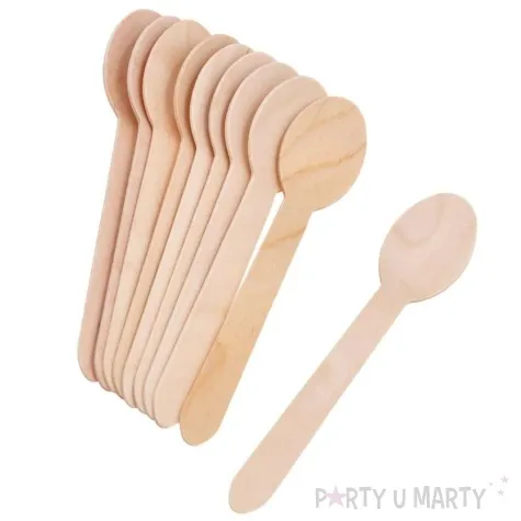 lyzki drewniane classic eko partycollection 50 szt