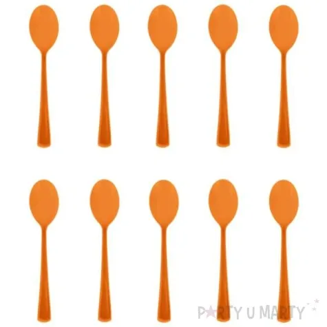 lyzki plastikowe classic pomaranczowe partypal 10 szt