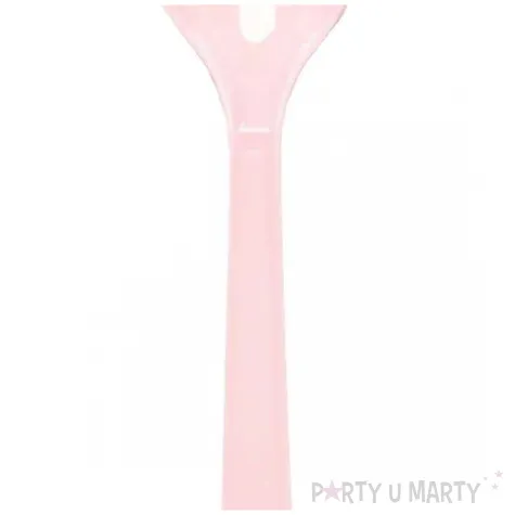 lyzki plastikowe marshmallow rozowy jasny amscan 16 8 cm 24 szt