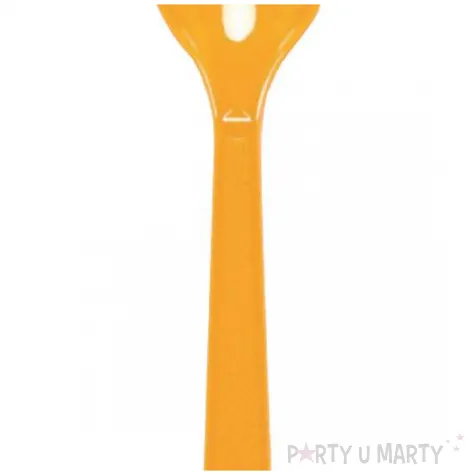 lyzki plastikowe pumpkin pomaranczowy amscan 16 8 cm 24 szt