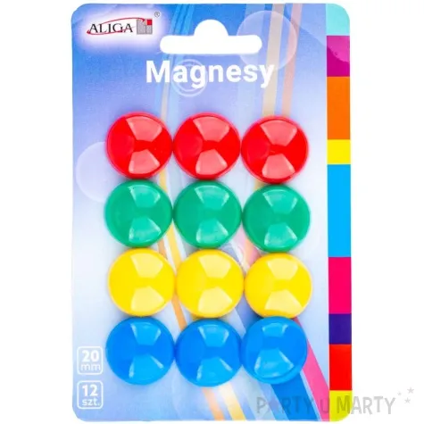 magnesy classic mix 20 mm 12 szt