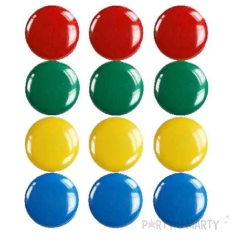 magnesy classic mix 20 mm 12 szt