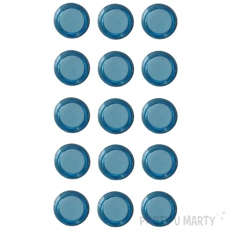magnesy classic niebieski 15 mm 15 szt