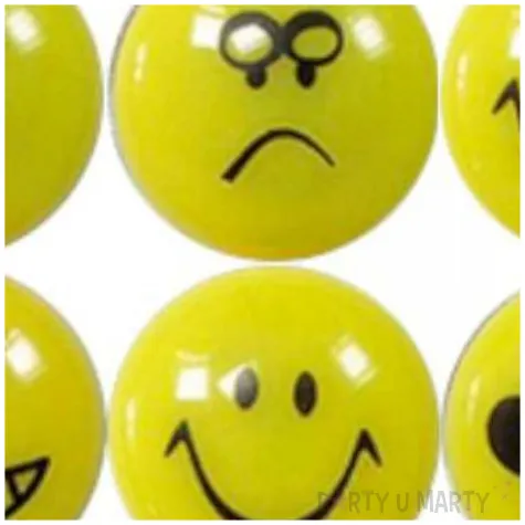 magnesy emoji usmiechy zolte titanum 28 mm 8 szt