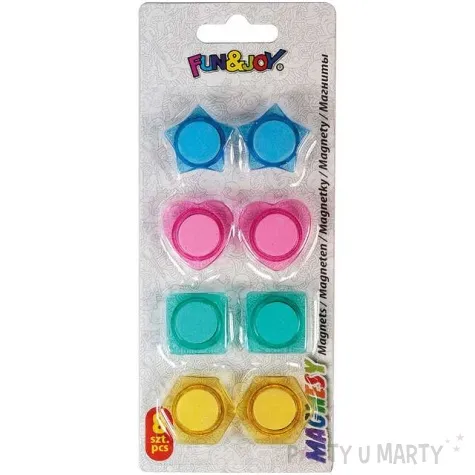 magnesy serduszka gwiazdki i ksztalty titanum 8 szt