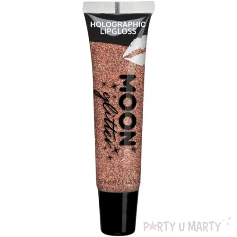 make up party blyszczyk brokat holo rozowe zloto smiffys 15ml