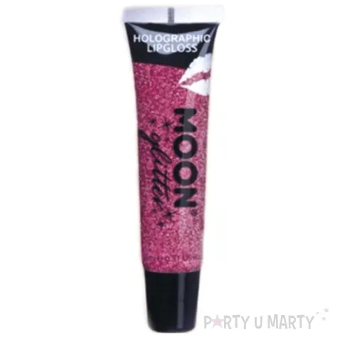 make up party blyszczyk brokat holo rozowy smiffys 15ml