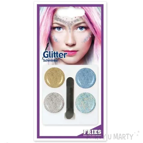 make up party brokatowe farbki fries