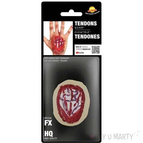 make up party charakteryzacja blizn rana reki guirca