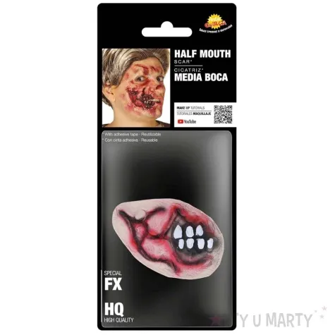 make up party charakteryzacja blizn rana twarzy guirca