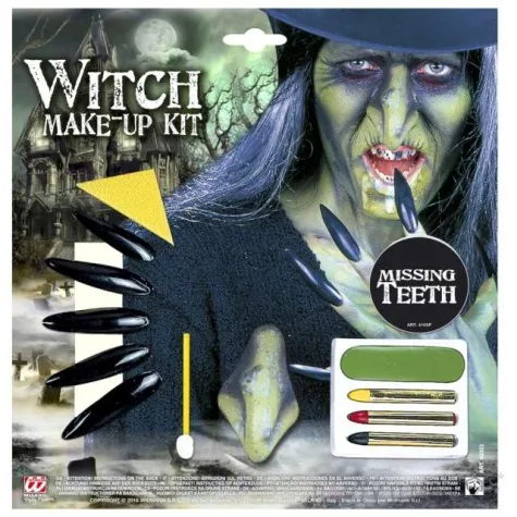 make up party czarownica kredki nos pazury widmann