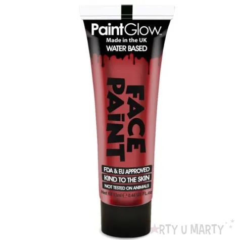 make up party farba do makijazu czerwona paintglow 13 ml