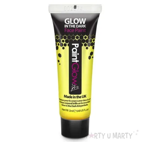 make up party farba do makijazu swiecaca pro zolta paint glow 12 ml
