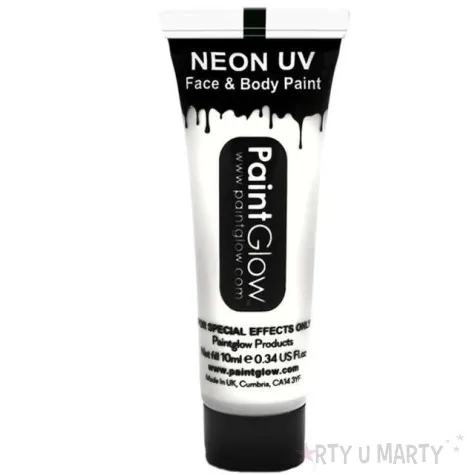 make up party farba do makijazu uv bialy neon paintglow 13 ml