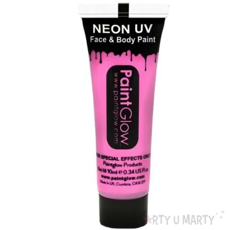 make up party farba do makijazu uv rozowy neon paintglow 13 ml