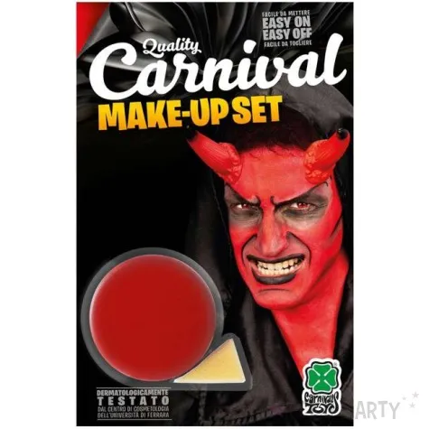 make up party farba do makijazu z gabeczka czerwona carnival toys 10 g