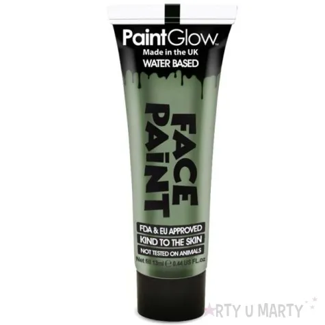 make up party farba do makijazu zielona ciemna paintglow 13 ml