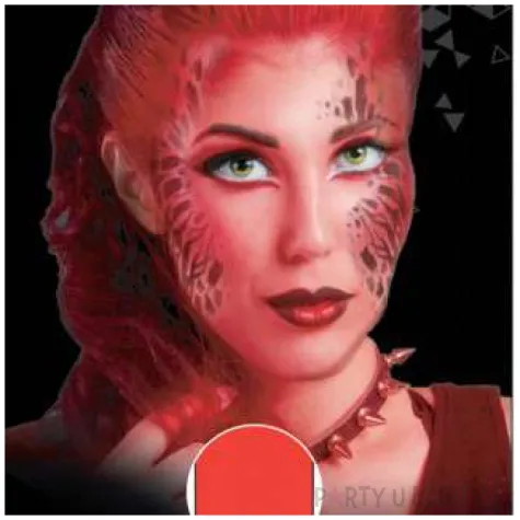 make up party farbka do twarzy diabel czerwona amscan 28 ml