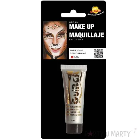 make up party farbka do twarzy srebrny guirca 20 ml