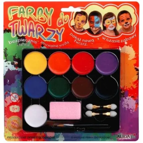make up party farbki do twarzy aliga 8 kolorow