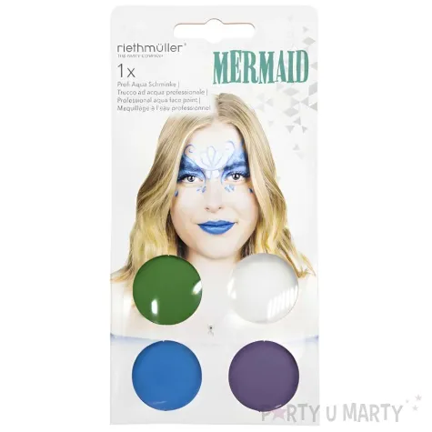 make up party farbki do twarzy syrenka amscan