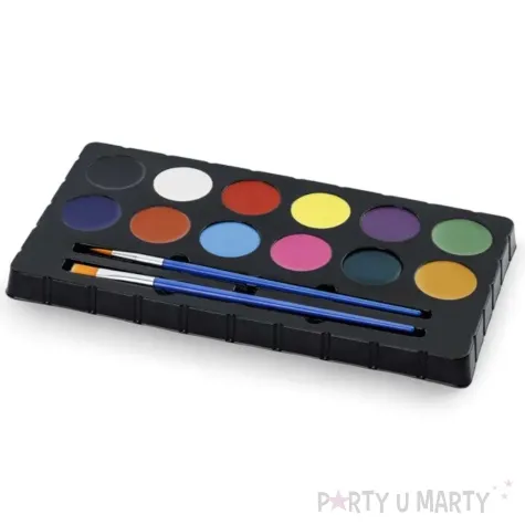 make up party farbki do twarzy zestaw partydeco 12 kolorow