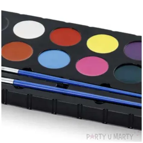 make up party farbki do twarzy zestaw partydeco 12 kolorow