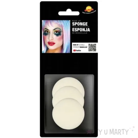 make up party gabki zestaw bezowe guirca 3 szt