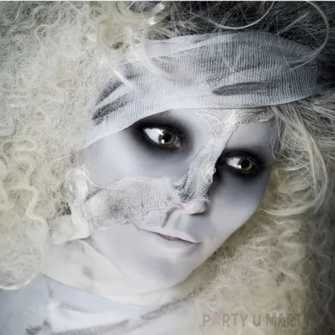 make up party halloween biala dama smiffys zestaw