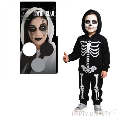 make up party halloween gotycki zestaw mix amscan 3 kolory