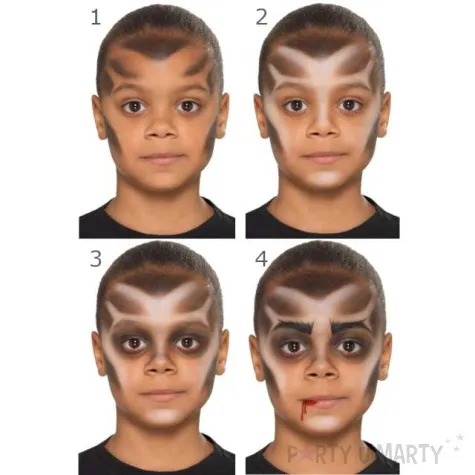 make up party halloween mlody wampir smiffys zestaw