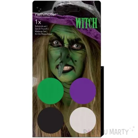 make up party halloween wiedzma mix amscan 4 kolory