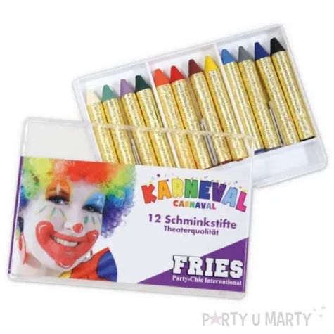 make up party karnawal kredki fries