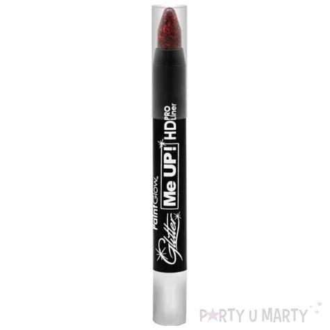 make up party kredka do makijazu brokat czerwony paintglow