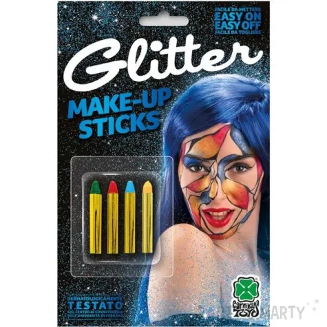 make up party kredki brokatowe carnival toys 4 szt