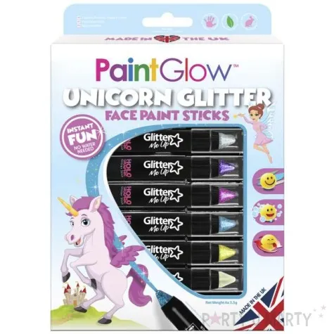 make up party kredki brokatowe mix paintglow zestaw