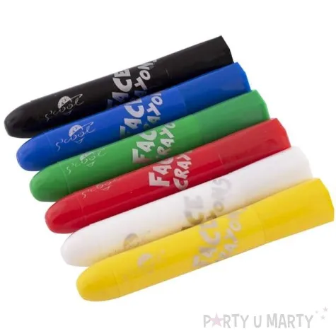make up party kredki do malowania twarzy scool 6 szt